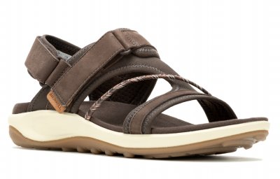 merrell terran 4 Backstrap bracken brun natur läder hälrem remmar kardborre damsandal fotriktig