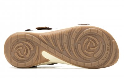 merrell terran 4 Backstrap bracken brun natur läder hälrem remmar kardborre damsandal fotriktig