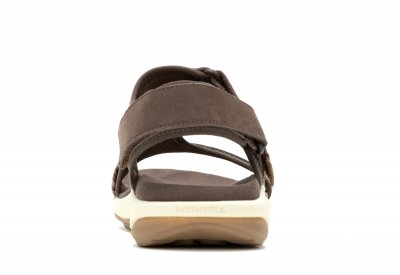 merrell terran 4 Backstrap bracken brun natur läder hälrem remmar kardborre damsandal fotriktig