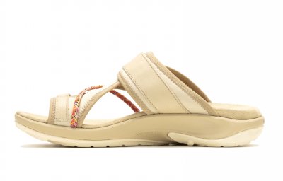 merrell terran 4 Post Wrap Incense tåsandal beige naturvit lila rosa gulremmar kardborre damsandal fotriktig