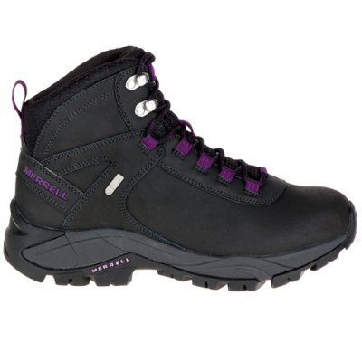 Merrell Women's Vego Mid Leather Waterproof / Black Gloxinia