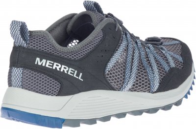 Merrell Wildwood Aerosport / Rock grå blå herrsko sneaker trail sport fritid sommarsko
