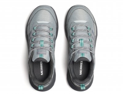 Merrell Dam Speed strike 2 gtx goretex Waterproof vattentät hög sneaker fotriktig womens monument grå grön turkos