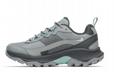 Merrell Dam Speed strike 2 gtx goretex Waterproof vattentät hög sneaker fotriktig womens monument grå grön turkos