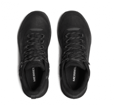 Merrell Dam Speed strike thermo varmfoder fullnarv läder mocka Mid Waterproof vattentät hög sneaker känga fotriktig womens black