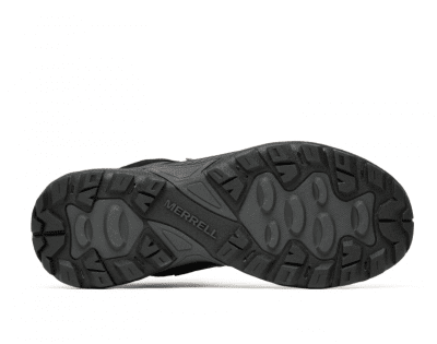 Merrell Dam Speed strike thermo varmfoder fullnarv läder mocka Mid Waterproof vattentät hög sneaker känga fotriktig womens black
