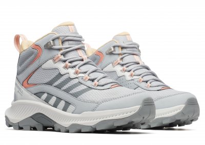 Merrell Dam Speed strike Eco gtx goretex Mid Waterproof vattentät hög sneaker känga fotriktig womens gale grå