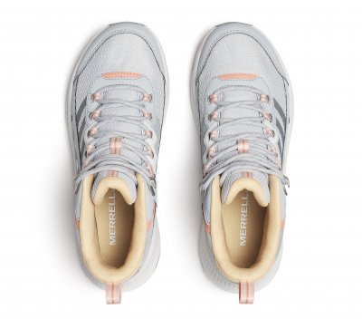 Merrell Dam Speed strike Eco gtx goretex Mid Waterproof vattentät hög sneaker känga fotriktig womens gale grå