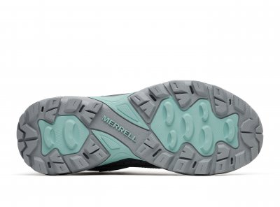 Merrell Dam Speed strike gtx goretex Mid Waterproof vattentät hög sneaker känga fotriktig womens monument turkos grå grön