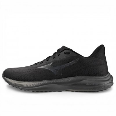 Mizuno Revolt 4 unisex dam herr black svart grå iron gate harbor mist promenad walking träningssko sneaker lätt stabil