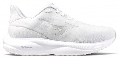 Mizuno Revolt 4 unisex dam herr white vit silver promenad walking träningssko löpar sneaker lätt stabil