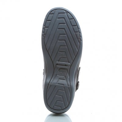 Scholl new bonus mjuk toffel blå marin skinn