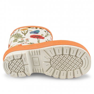 Pax Botanic Gummistövel barn vit Multi Gummistövel blommor multi blommig regn vattentät