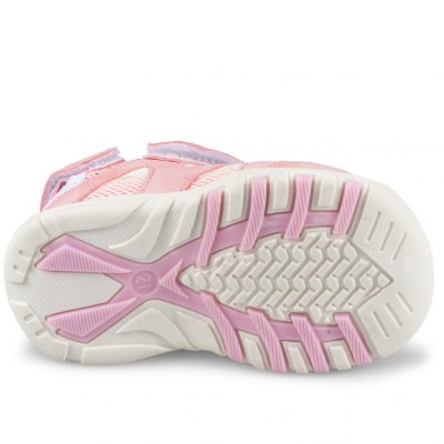 pax pepper sportsandal barn sandal kardborre täckt tå light pink ljus rosa