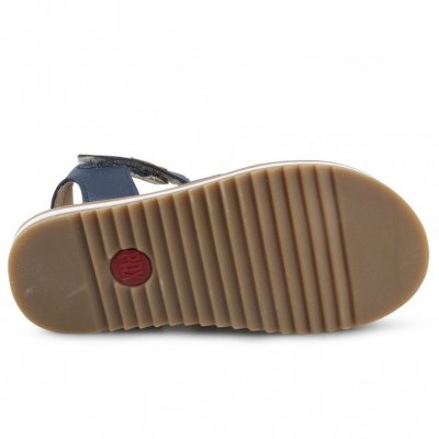 Pax Vicke Sandal / Blå skinn kardborre barn