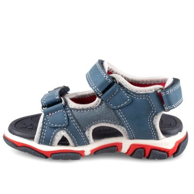 Pax Wave Sandal blå remmar sportsandal äventyrssandal barn kardborrelås