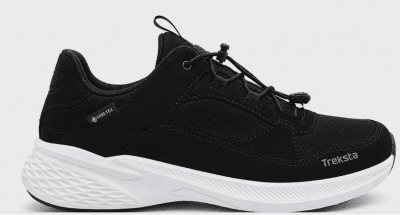 Treksta peace low snbbsnörning Goretex herrsko vattentät lättviktsskoDam black svart unisex promenadsko vandringssko comfortfit