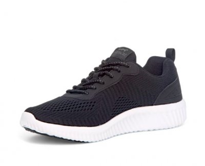 PoleCat Credo Iowa Sneaker walkingsko Dam / röd red tygsko fotriktig urtagbar sula komfort black svart