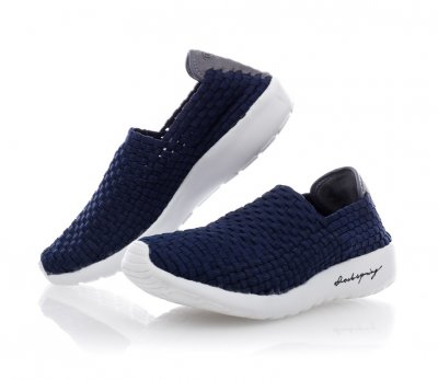 Rock Spring Razor / Navy sneaker lätt luftig resårsko memoryfoam