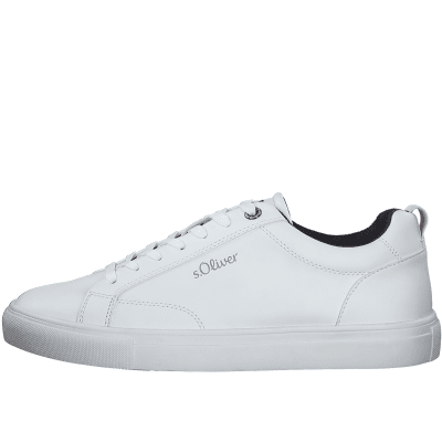s.Oliver Sneaker Herr / White gummisko lågsko promenad walking mjuk fotriktig
