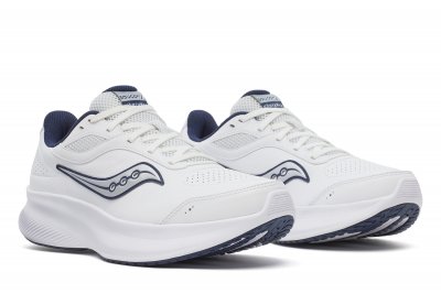 Saucony integrity metro wide navy white vit blå herr walkingsko komfort och stabilitet.