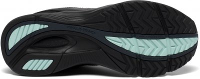 Saucony integrity st3 walker 3 wide svart black dam walkingsko komfort och stabilitet.