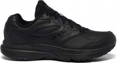 Saucony integrity st3 walker 3 wide svart black dam walkingsko komfort och stabilitet.