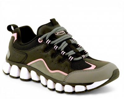 scholl galaxy wave pink rosa grå grey dam sneaker fritidssko promenad walking