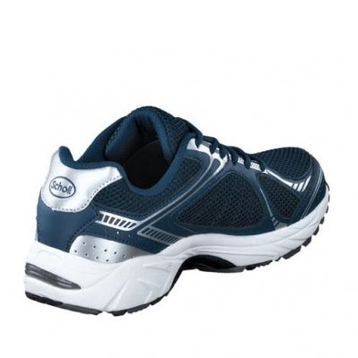 Scholl New Sprinter Walkingsko / navy marin blue blå pronation fotsmärta hälsmärta fotriktig