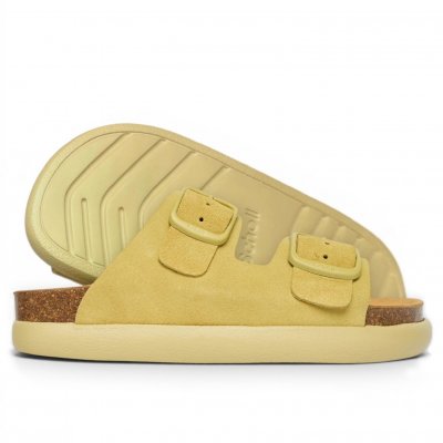 scholl noelle chunky damsandal fotriktig gul