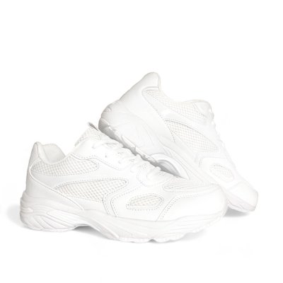 Scholl sprinter plus vit white sneaker dam pronation fotsmärta hälsmärta fotriktig walking promenad