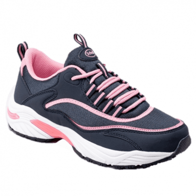 Scholl Sprinter Pop / Dark blue pink mörkblå rosa Sneaker pronation fotriktig walkingsko promenadsko arbetssko