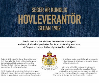 seger kunglig hovleverantör
