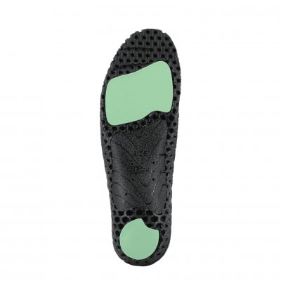 Green Comfort Skosulor Inlägg Ull Svart Pronation hälsmärta ömma fötter smärta avlastning