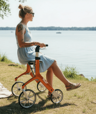 Trustcare Let's Fly Rollator Utomhus /