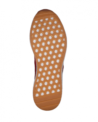 Sköna marie polly resårsko sneaker lågsko textil mjuk röd