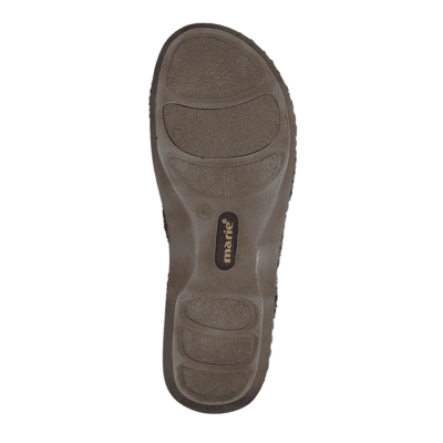 Tellus Yard Damsandal / Brun sköna marie skinn mjuka sköna