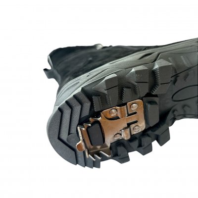 soft comfort vinterboots lampton broddsko dubbar antislip broddar broddskor varmfodrade mocka fotriktiga dragkedja black svart