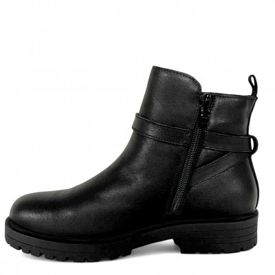 soft comfort vinterboots fortis broddsko dubbar antislip broddar broddskor varmfodrade skinn fotriktiga dragkedja black svart