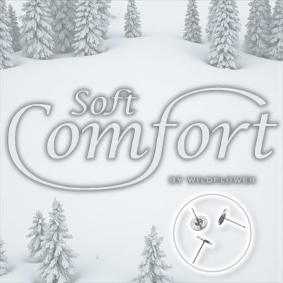 Soft comfort vinter snö is dubbar broddar