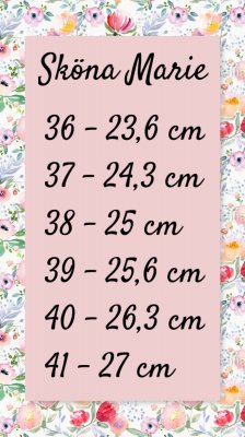 Sköna Marie Maggie Damkänga / Svart