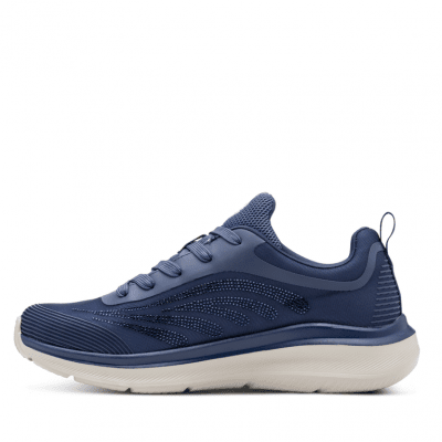 Tamaris amelie lätt Sneaker med Rymlig Läst navy blå glitter komfort memoryfoam textil damsko fotriktig