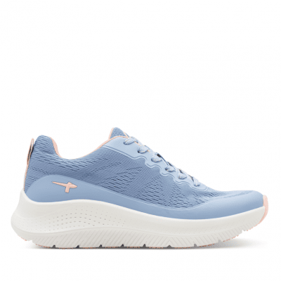 Tamaris jane lätt Sneaker med extra Rymlig Läst denim ljusblå komfort memoryfoam textil damsko fotriktig