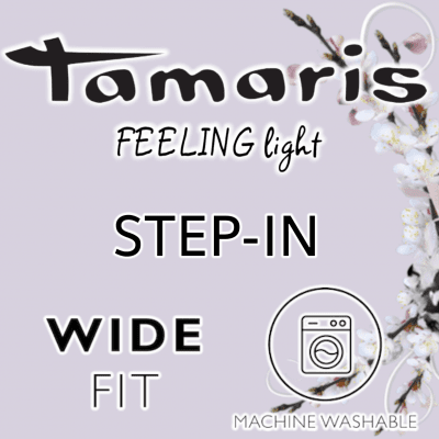 Tamaris Comfort Daisy Step-In Sneaker / Wide / Navy