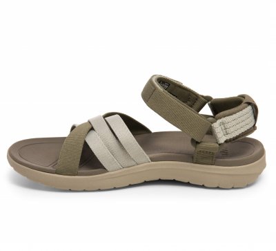 Teva Sanborn Sandal / Burnt Olive Seafoam dam mjuk stabil