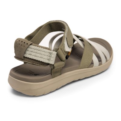 Teva Sanborn Sandal / Burnt Olive Seafoam dam mjuk stabil