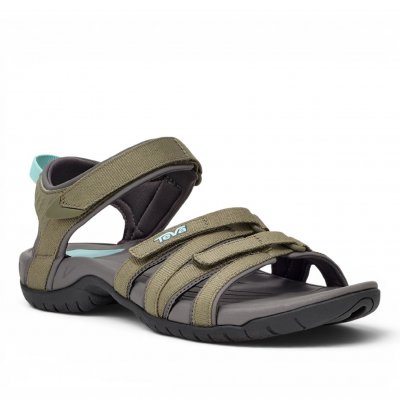 Teva Tirra Sandal burnt olive grön sportsandal fotriktig