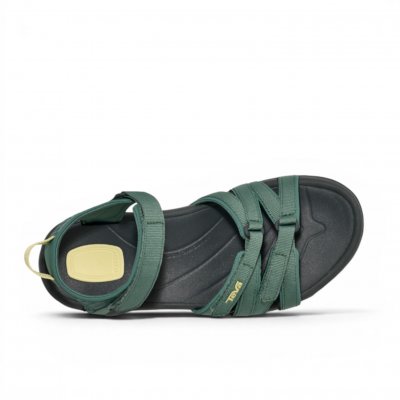 Teva Tirra Sandal silver pine mörkgrön sportsandal fotriktig