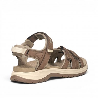 Teva Tirra Läder Sandal caribou brun sportsandal fotriktig