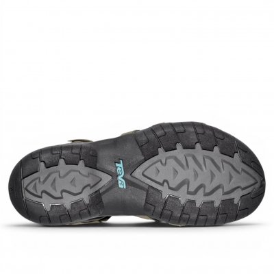 Teva Tirra Sandal burnt olive grön sportsandal fotriktig